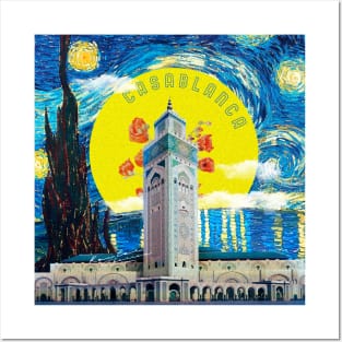 Casablanca vangogh Posters and Art